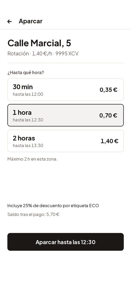Elegir tiempo